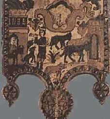 Пастух, стадо и карета